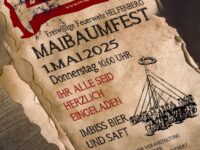 Maibaum-Aufstellen
