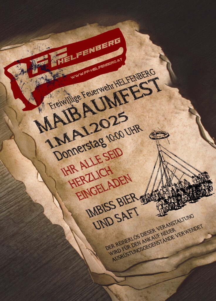 Maibaum-Aufstellen