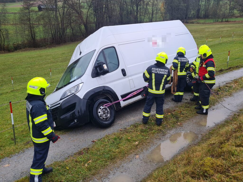 Fahrzeugbergung Kleintransporter
