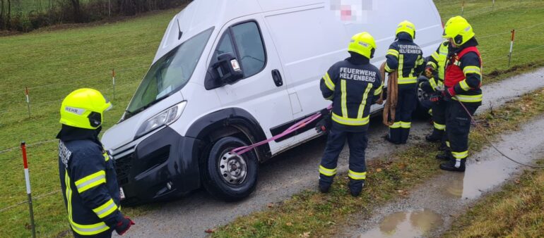 Fahrzeugbergung Kleintransporter